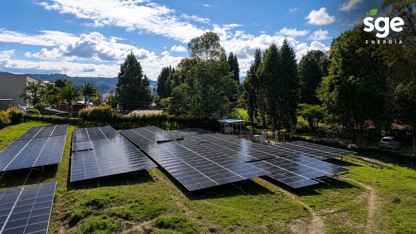 Planta solar en piso de Premex en Guarne, Antioquia