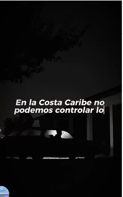 Fotograma del reel: En la Costa Caribe no podemos controlar los apagones